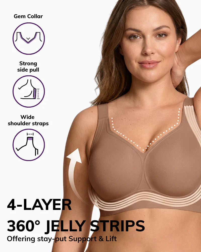 Wireless Jelly Bra -Comfort Push Up