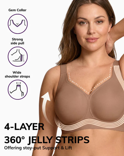Wireless Jelly Bra -Comfort Push Up