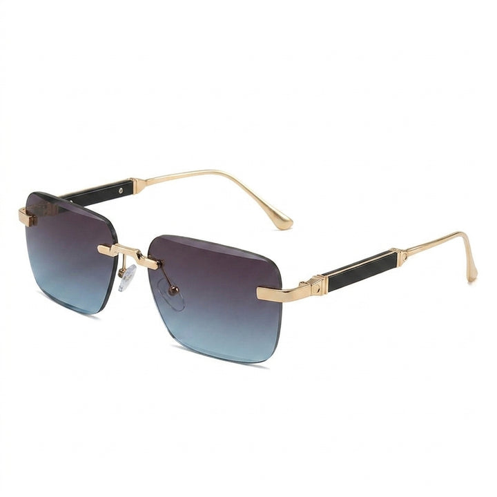 Gafas Sin Montura Vintage Espejo UV400