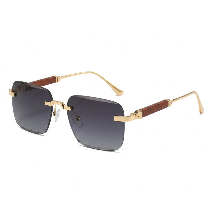 Gafas Sin Montura Vintage Espejo UV400