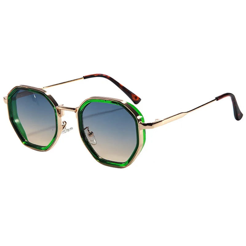 Gafas Punk Poligonales Metal Outdoor