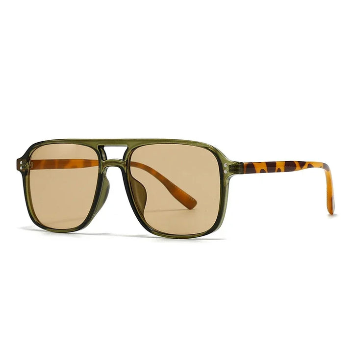 Gafas de Sol Doble Puente Retro